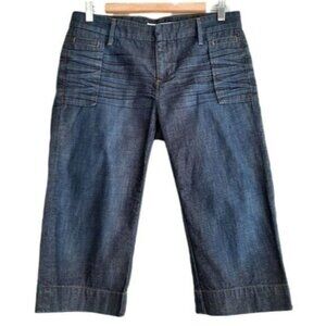 JOE'S JEANS \ Capri Cropped Mid Rise Dark Wash Sz 29